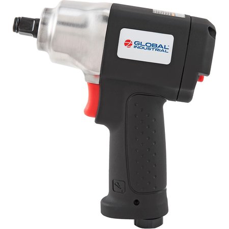 GLOBAL INDUSTRIAL Composite 1/2 Drive Air Impact Wrench, 400 Max Torque 133706